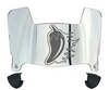 Louisiana Rajin Cajuns Mini Football Helmet Visor Shield w/ Clips - PICK VISOR & LOGO COLOR - SportsJewelryProShop
