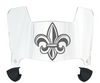 Louisiana Rajin Cajuns Mini Football Helmet Visor Shield w/ Clips - PICK VISOR & LOGO COLOR - SportsJewelryProShop