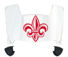 Louisiana Rajin Cajuns Mini Football Helmet Visor Shield w/ Clips - PICK VISOR & LOGO COLOR - SportsJewelryProShop