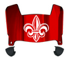 Louisiana Rajin Cajuns Mini Football Helmet Visor Shield w/ Clips - PICK VISOR & LOGO COLOR - SportsJewelryProShop