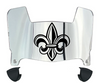 Louisiana Rajin Cajuns Mini Football Helmet Visor Shield w/ Clips - PICK VISOR & LOGO COLOR - SportsJewelryProShop