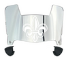 Louisiana Rajin Cajuns Mini Football Helmet Visor Shield w/ Clips - PICK VISOR & LOGO COLOR - SportsJewelryProShop