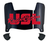 Louisiana Rajin Cajuns Mini Football Helmet Visor Shield w/ Clips - PICK VISOR & LOGO COLOR - SportsJewelryProShop