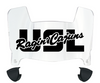 Louisiana Rajin Cajuns Mini Football Helmet Visor Shield w/ Clips - PICK VISOR & LOGO COLOR - SportsJewelryProShop