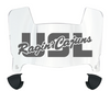 Louisiana Rajin Cajuns Mini Football Helmet Visor Shield w/ Clips - PICK VISOR & LOGO COLOR - SportsJewelryProShop