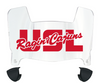 Louisiana Rajin Cajuns Mini Football Helmet Visor Shield w/ Clips - PICK VISOR & LOGO COLOR - SportsJewelryProShop