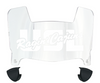 Louisiana Rajin Cajuns Mini Football Helmet Visor Shield w/ Clips - PICK VISOR & LOGO COLOR - SportsJewelryProShop