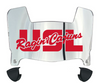 Louisiana Rajin Cajuns Mini Football Helmet Visor Shield w/ Clips - PICK VISOR & LOGO COLOR - SportsJewelryProShop