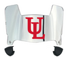 Louisiana Rajin Cajuns Mini Football Helmet Visor Shield w/ Clips - PICK VISOR & LOGO COLOR - SportsJewelryProShop