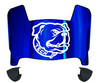 Louisiana Tech Bulldogs Mini Football Helmet Visor Shield w/ Clips - PICK VISOR & LOGO COLOR