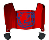 Louisiana Tech Bulldogs Mini Football Helmet Visor Shield w/ Clips - PICK VISOR & LOGO COLOR