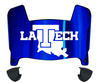Louisiana Tech Bulldogs Mini Football Helmet Visor Shield w/ Clips - PICK VISOR & LOGO COLOR
