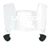 Louisiana Tech Bulldogs Mini Football Helmet Visor Shield w/ Clips - PICK VISOR & LOGO COLOR
