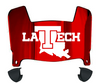 Louisiana Tech Bulldogs Mini Football Helmet Visor Shield w/ Clips - PICK VISOR & LOGO COLOR