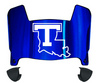 Louisiana Tech Bulldogs Mini Football Helmet Visor Shield w/ Clips - PICK VISOR & LOGO COLOR