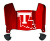Louisiana Tech Bulldogs Mini Football Helmet Visor Shield w/ Clips - PICK VISOR & LOGO COLOR