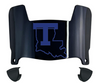Louisiana Tech Bulldogs Mini Football Helmet Visor Shield w/ Clips - PICK VISOR & LOGO COLOR