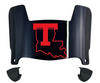 Louisiana Tech Bulldogs Mini Football Helmet Visor Shield w/ Clips - PICK VISOR & LOGO COLOR