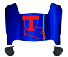 Louisiana Tech Bulldogs Mini Football Helmet Visor Shield w/ Clips - PICK VISOR & LOGO COLOR