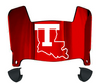 Louisiana Tech Bulldogs Mini Football Helmet Visor Shield w/ Clips - PICK VISOR & LOGO COLOR