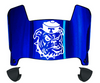 Louisiana Tech Bulldogs Mini Football Helmet Visor Shield w/ Clips - PICK VISOR & LOGO COLOR