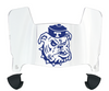 Louisiana Tech Bulldogs Mini Football Helmet Visor Shield w/ Clips - PICK VISOR & LOGO COLOR