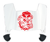 Louisiana Tech Bulldogs Mini Football Helmet Visor Shield w/ Clips - PICK VISOR & LOGO COLOR