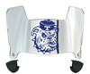 Louisiana Tech Bulldogs Mini Football Helmet Visor Shield w/ Clips - PICK VISOR & LOGO COLOR