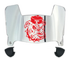 Louisiana Tech Bulldogs Mini Football Helmet Visor Shield w/ Clips - PICK VISOR & LOGO COLOR