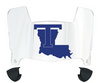 Louisiana Tech Bulldogs Mini Football Helmet Visor Shield w/ Clips - PICK VISOR & LOGO COLOR