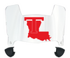 Louisiana Tech Bulldogs Mini Football Helmet Visor Shield w/ Clips - PICK VISOR & LOGO COLOR