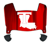 Louisiana Tech Bulldogs Mini Football Helmet Visor Shield w/ Clips - PICK VISOR & LOGO COLOR