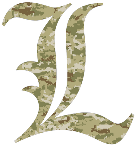 Louisville Cardinals Alternate L Logo Salute to Service Camouflage Camo Vinyl Decal PICK SIZE