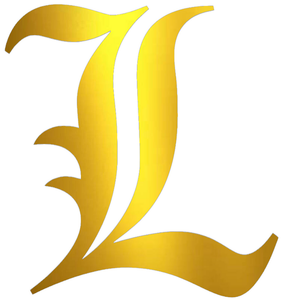 Louisville Cardinals GOLD CHROME MIRROR Alternate L Logo Premium DieCut Vinyl Decal PICK SIZE