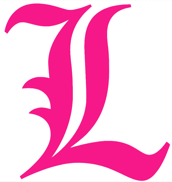 Louisville Cardinals Hot Pink Alternate L Logo Premium DieCut Vinyl Decal PICK SIZE