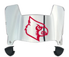 Louisville Cardinals Mini Football Helmet Visor Shield w/ Clips - PICK VISOR & LOGO COLOR
