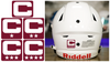 Captain Patch Jersey C Style MAROON Football Helmet Decal - Perfect for Adult & Youth Full Size Football Helmets