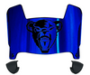 Maine Black Bears Mini Football Helmet Visor Shield w/ Clips - PICK VISOR & LOGO COLOR