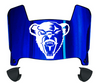 Maine Black Bears Mini Football Helmet Visor Shield w/ Clips - PICK VISOR & LOGO COLOR