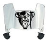 Maine Black Bears Mini Football Helmet Visor Shield w/ Clips - PICK VISOR & LOGO COLOR