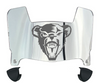 Maine Black Bears Mini Football Helmet Visor Shield w/ Clips - PICK VISOR & LOGO COLOR