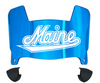 Maine Black Bears Mini Football Helmet Visor Shield w/ Clips - PICK VISOR & LOGO COLOR