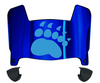 Maine Black Bears Mini Football Helmet Visor Shield w/ Clips - PICK VISOR & LOGO COLOR