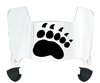 Maine Black Bears Mini Football Helmet Visor Shield w/ Clips - PICK VISOR & LOGO COLOR