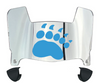 Maine Black Bears Mini Football Helmet Visor Shield w/ Clips - PICK VISOR & LOGO COLOR