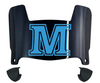 Maine Black Bears Mini Football Helmet Visor Shield w/ Clips - PICK VISOR & LOGO COLOR