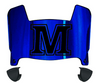 Maine Black Bears Mini Football Helmet Visor Shield w/ Clips - PICK VISOR & LOGO COLOR