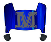 Maine Black Bears Mini Football Helmet Visor Shield w/ Clips - PICK VISOR & LOGO COLOR