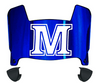 Maine Black Bears Mini Football Helmet Visor Shield w/ Clips - PICK VISOR & LOGO COLOR