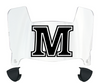 Maine Black Bears Mini Football Helmet Visor Shield w/ Clips - PICK VISOR & LOGO COLOR